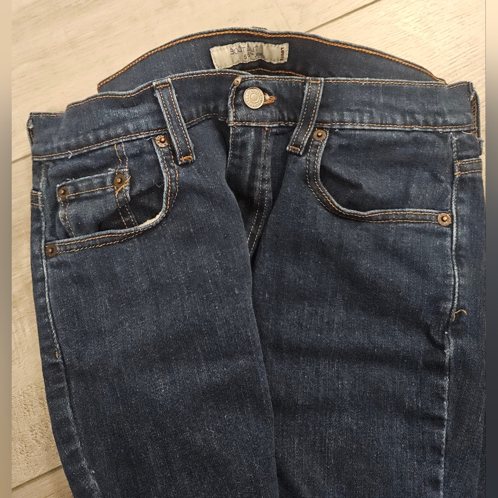 WOMENS LEVIS 515 BOOTCUT JEANS SIZE 10 SHORT #2643 - Picture 5 of 8
